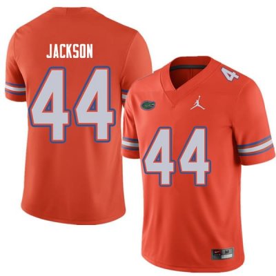 Men's Florida Gators #44 Rayshad Jackson NCAA Jordan Brand Orange Authentic Stitched College Football Jersey UUR4862WH